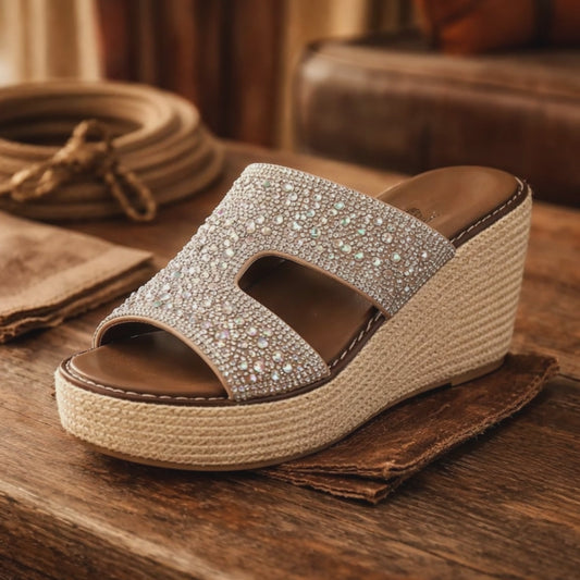 Corky's Kiss 'n Tell Rhinestone Wedge