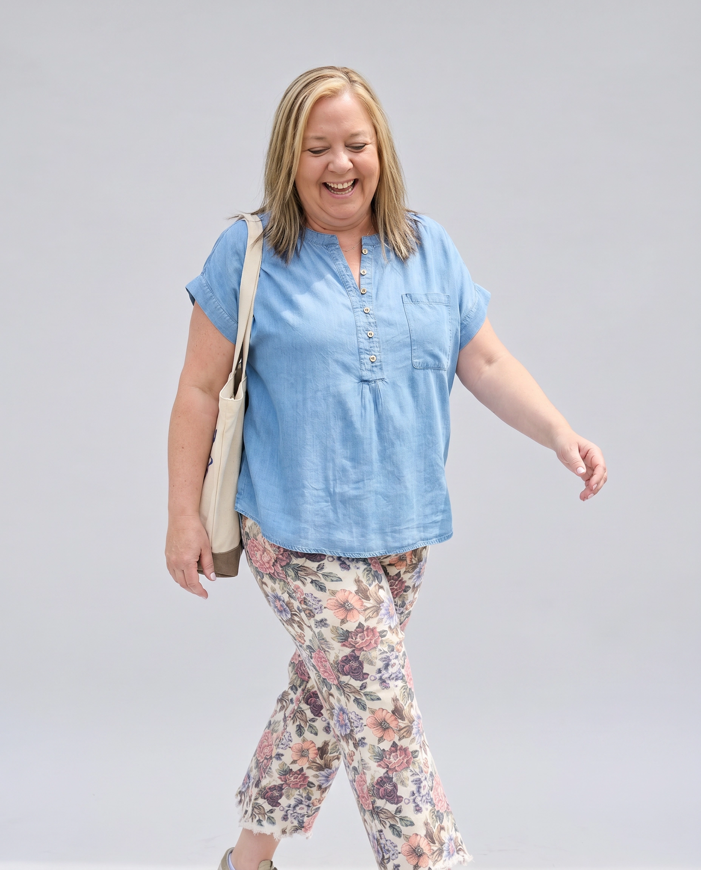 Chambray Top