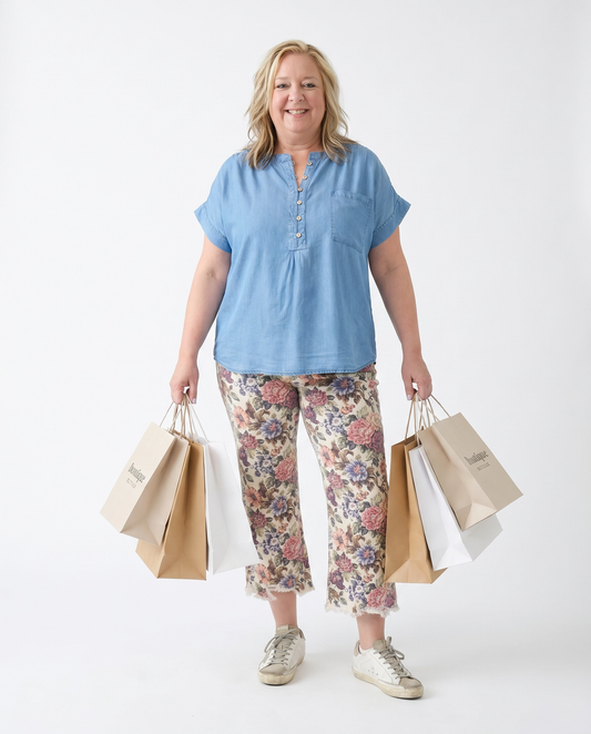 Chambray Top